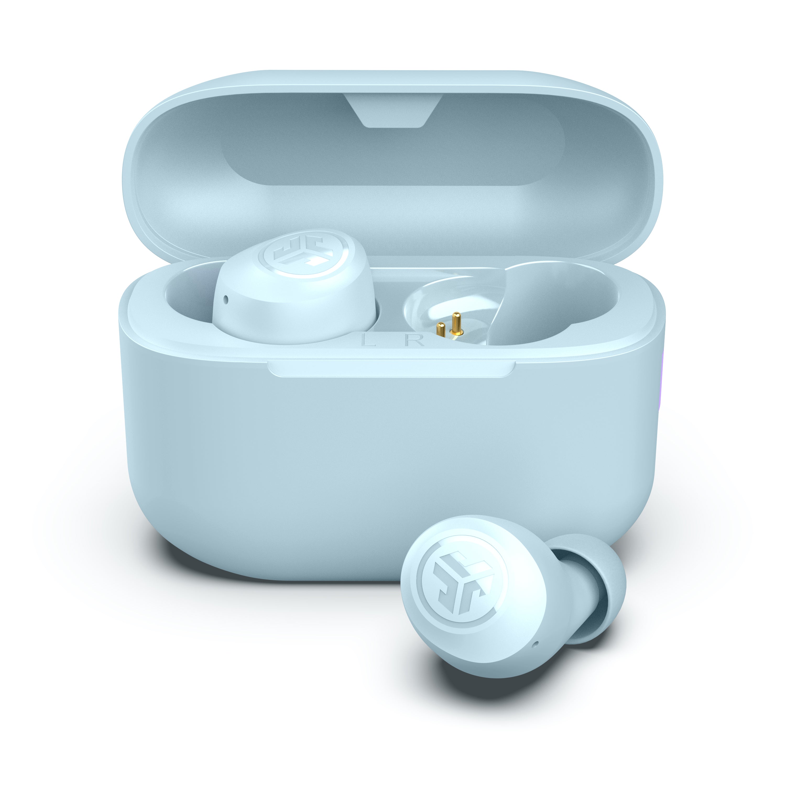 GO POP+ True Wireless Earbuds Cloud White - Light Blue