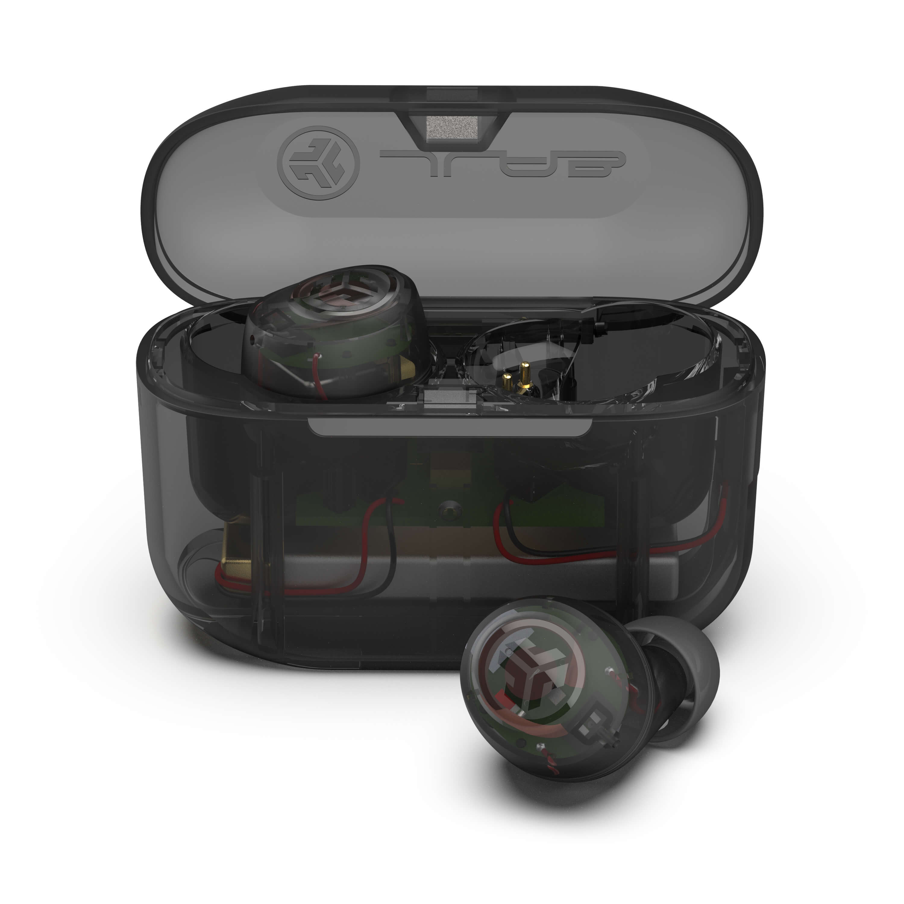 GO POP+ True Wireless Earbuds Navy - Clear