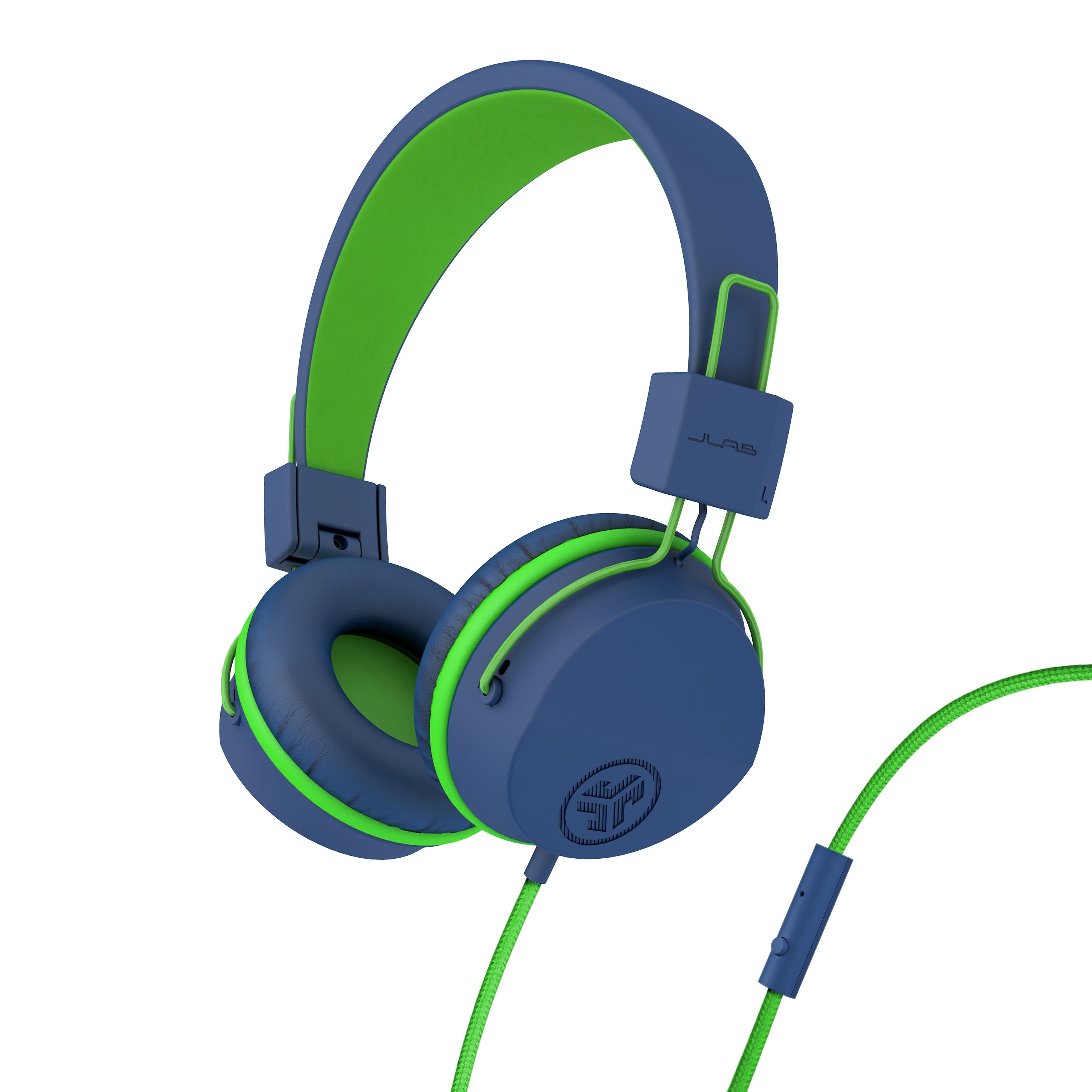 JBuddies Studio On-Ear Kids Wired Headphones Graphite/Blue - Blue/Green
