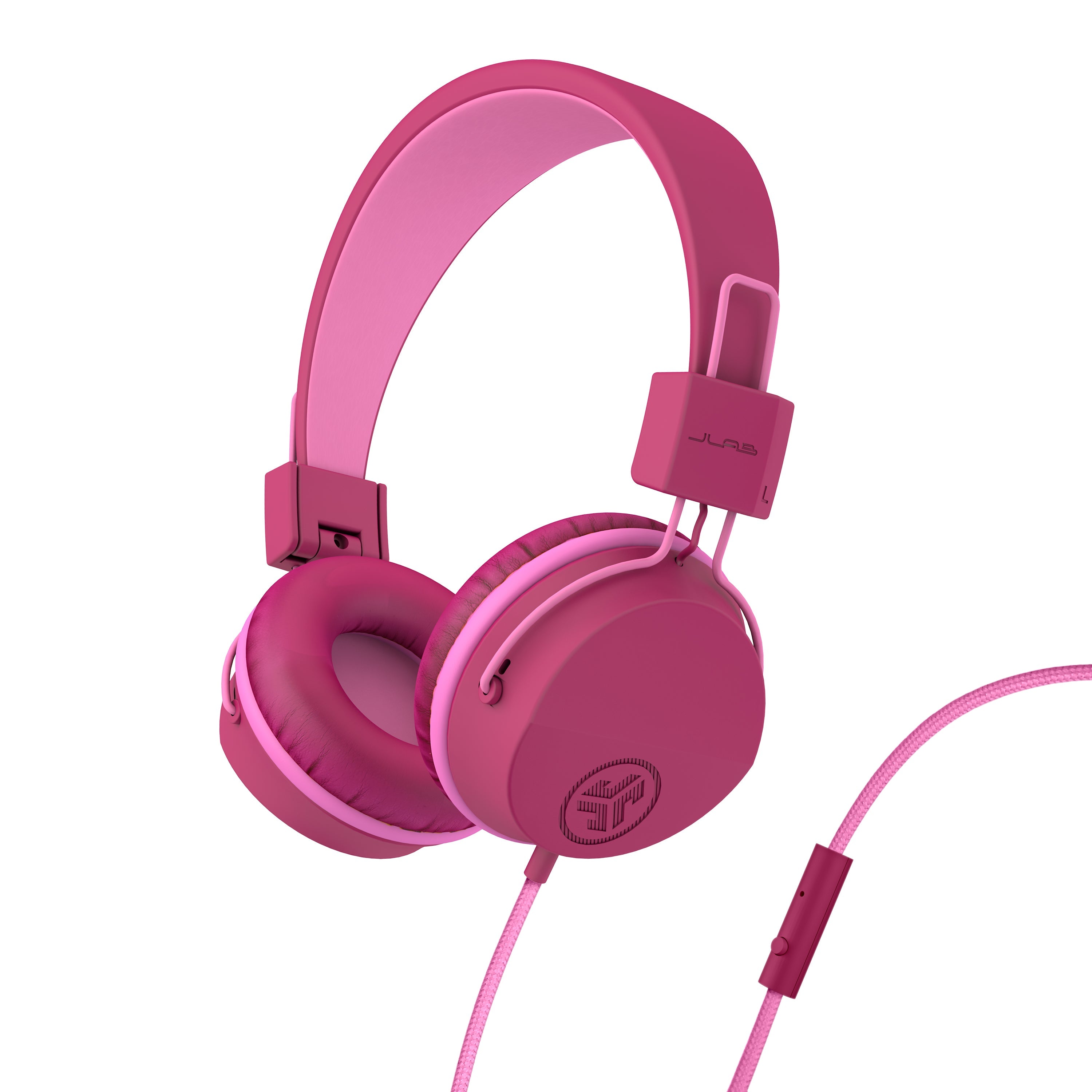 JBuddies Studio On-Ear Kids Wired Headphones Blue/Green - Dark Pink