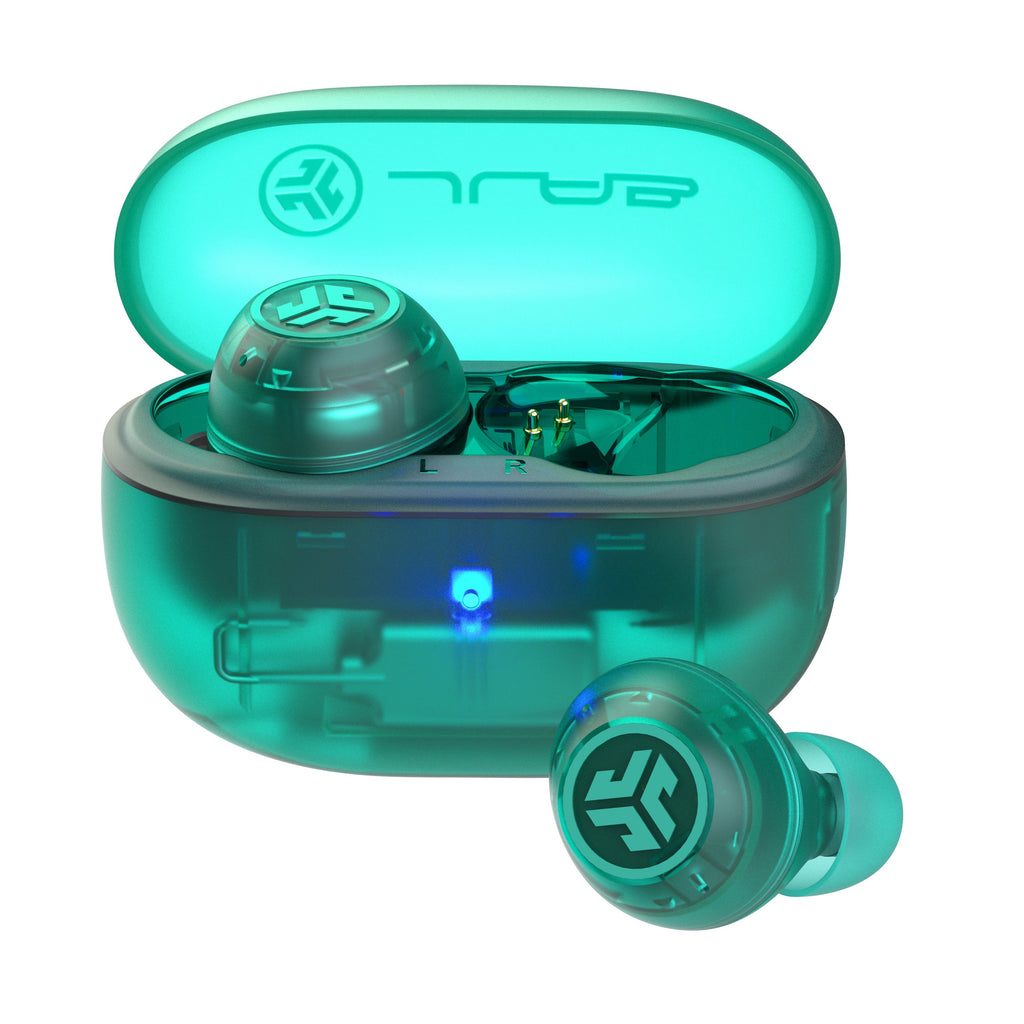 Go Pop ANC True Wireless Earbuds Teal - Transparent Teal