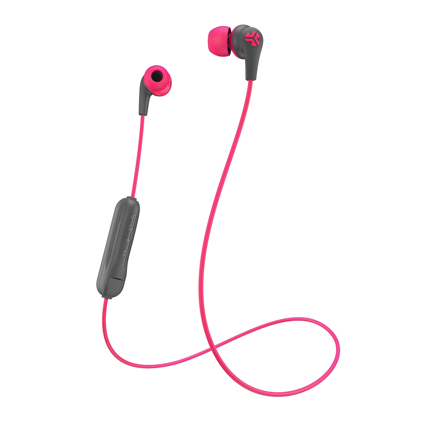 JBuds Pro Wireless Signature Earbuds Teal - Pink/Gray
