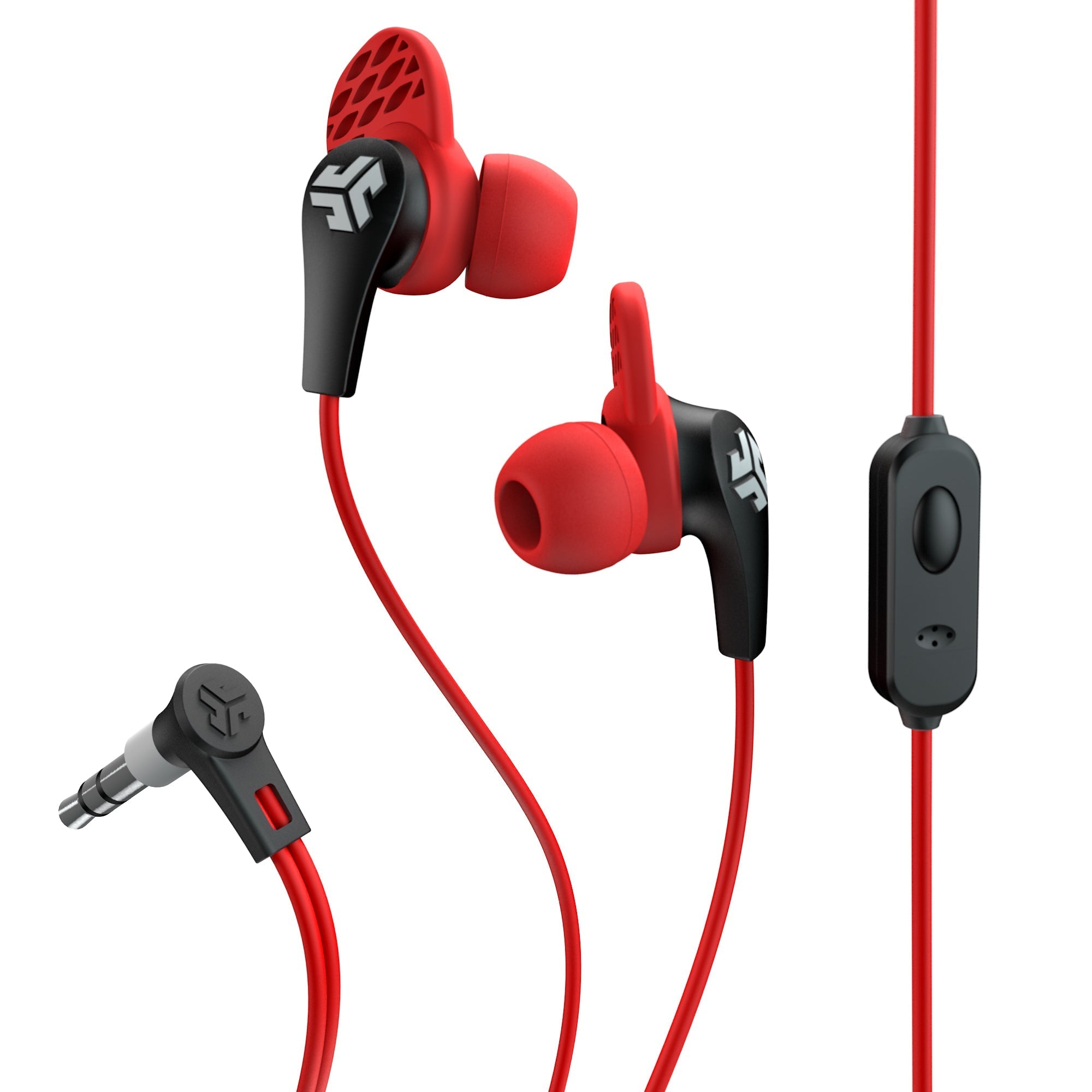 JBuds Pro Signature Earbuds White - Red