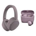 JBuds Lux ANC Headphones & Go Pop+ Black Gift Set - Mauve