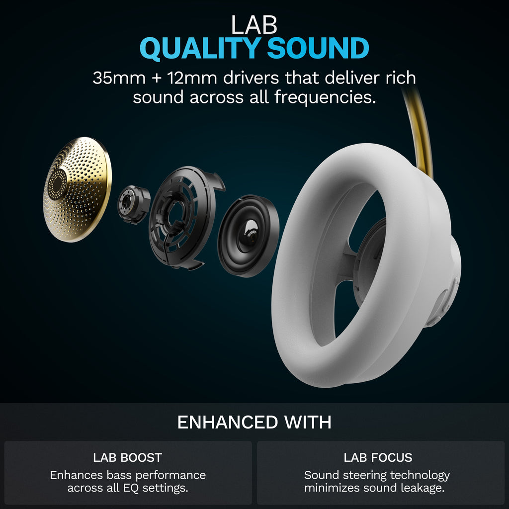 JBuds Open Headphone Open-Ear Wireless Headphones Cloud