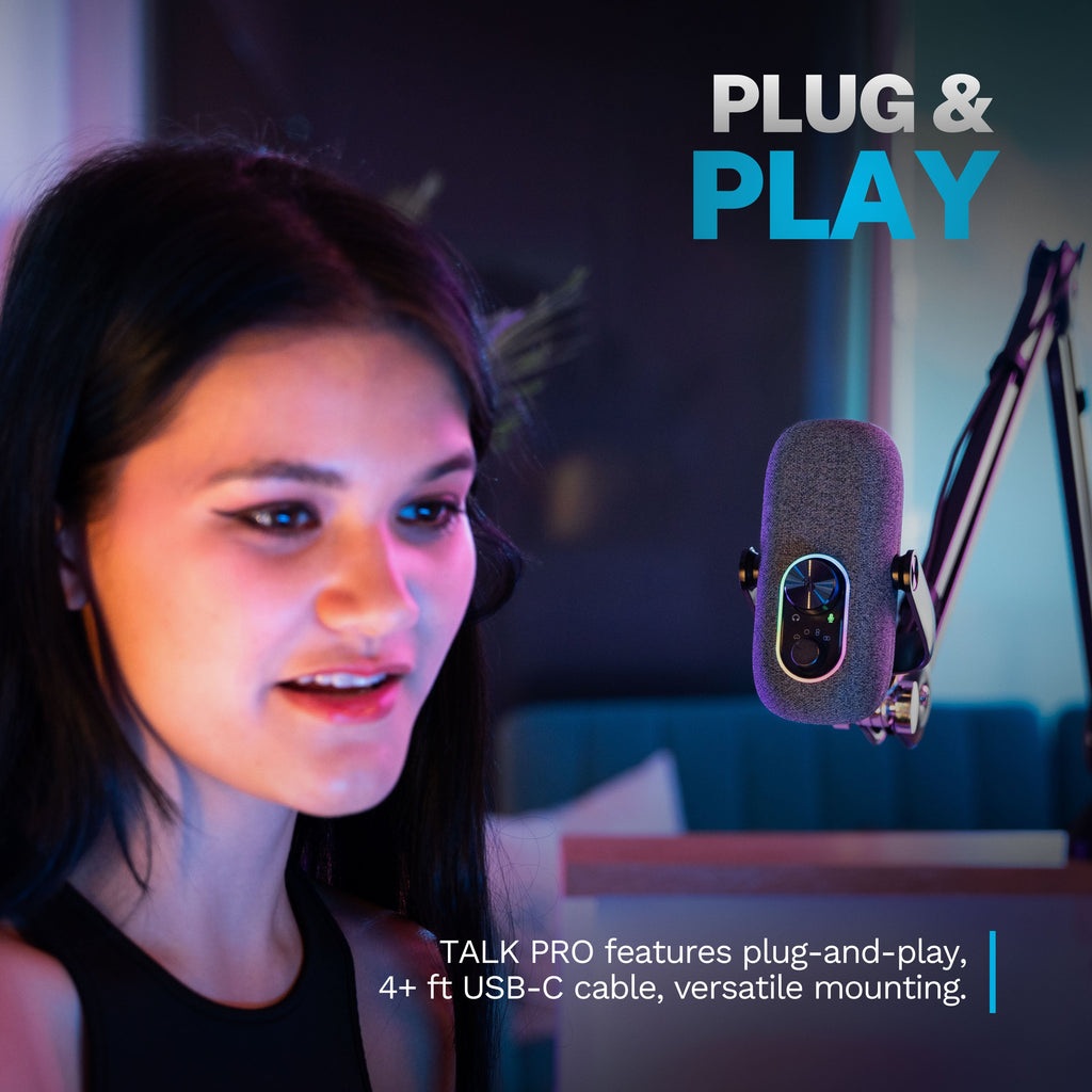 Epic Talk USB Microphone White