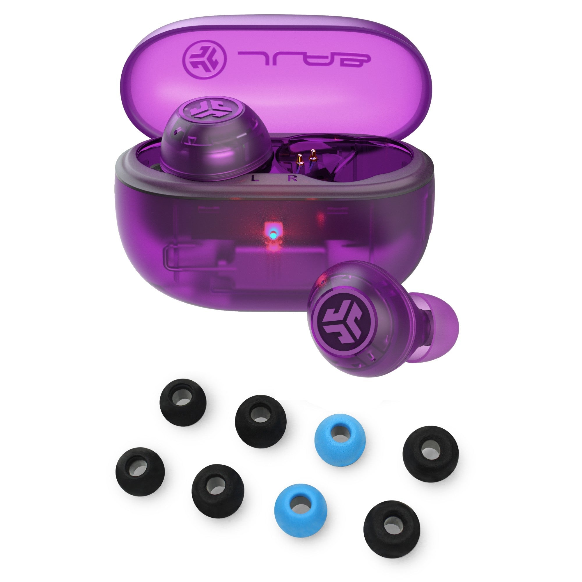 Go Pop ANC Teal + Tips - Transparent Purple